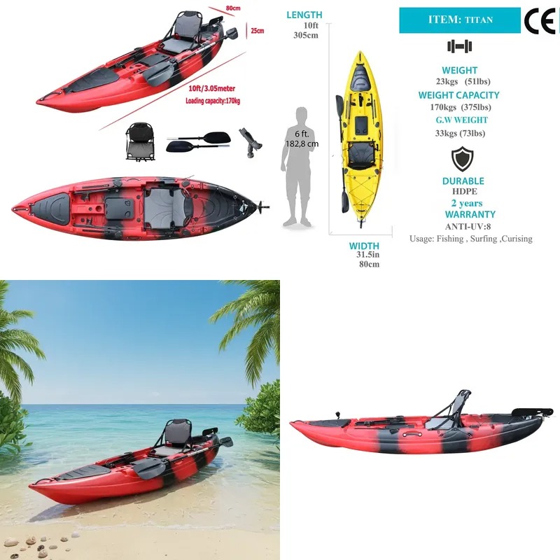 10ft Tek Kişilik Elektrikli Mo - Fishing Kayak Seat incelemesi ve fiyatı